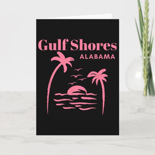 Carte Gulf Shores Alama Vacation Girls  (Devant)