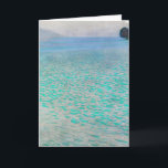 Carte Gustav Klimt - Attersee<br><div class="desc">Attersee - Gustav Klimt,  Huile sur toile,  1910</div>