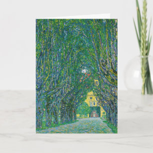 Carte Gustav Klimt - Avenue dans le parc Schloss Kammer