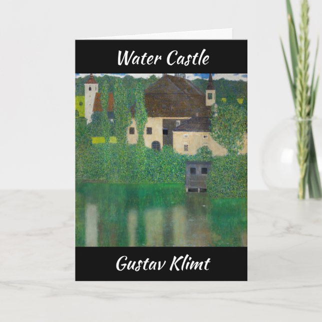 Carte Gustav Klimt - Château aquatique (Devant)