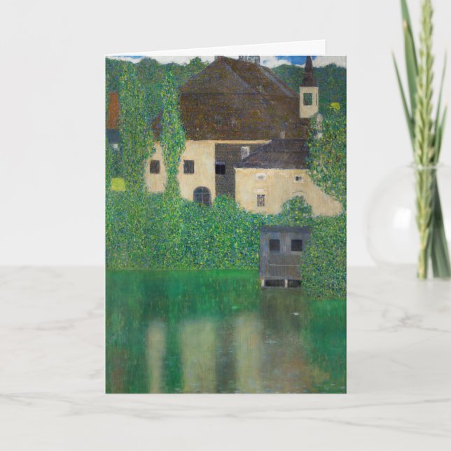 Carte Gustav Klimt - Château aquatique (Devant)