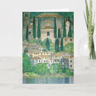 Carte Gustav Klimt - Église à Cassone