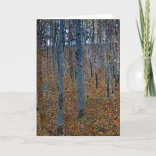 Carte Gustav Klimt - Forêt de hêtres I