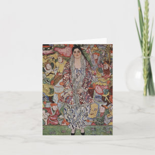 Carte Gustav Klimt Fredericke Maria Beer Note Card