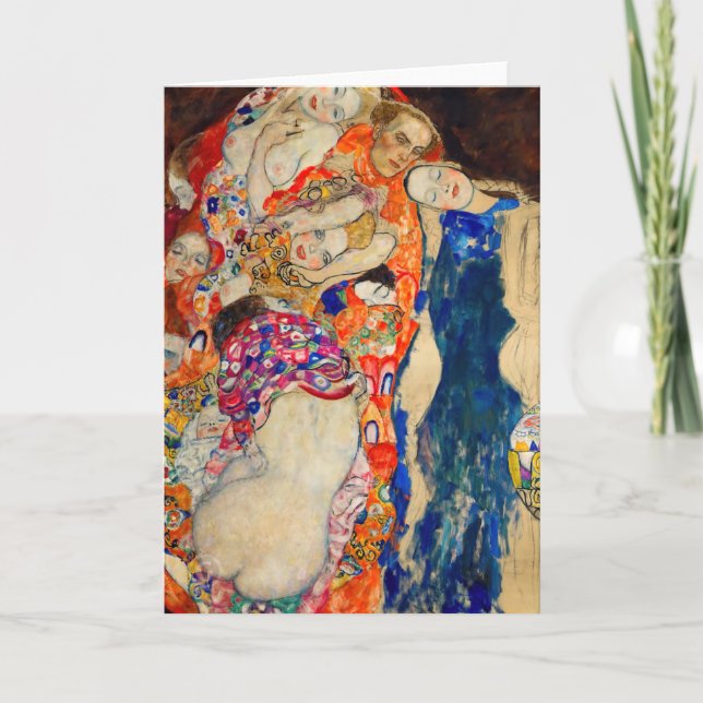 Carte Gustav Klimt - La mariée (inachevée) (Devant)