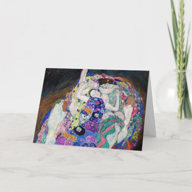 Carte Gustav Klimt - La Vierge (Devant)