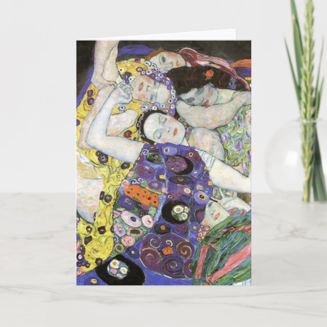 Carte Gustav Klimt ~ La Vierge (Devant)