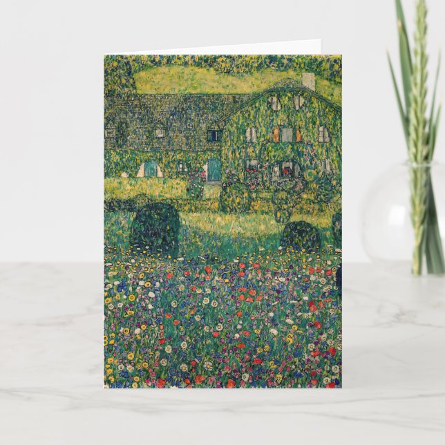 Carte Gustav Klimt - Maison de campagne de l'Attersee (Devant)