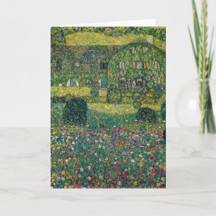 Carte Gustav Klimt - Maison de campagne près de l'Atters