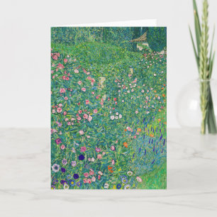 Carte Gustav Klimt - Paysage de jardin italien