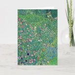Carte Gustav Klimt - Paysage du jardin italien<br><div class="desc">Jardin italien / Paysage horticole italien - Gustav Klimt,  Huile sur toile,  1913</div>