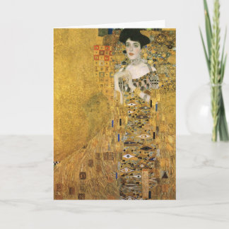 Carte Gustav Klimt - Portrait du bloc Adele Bauer