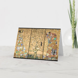 Carte Gustav Klimt - Stoclet Frieze Arbre de vie