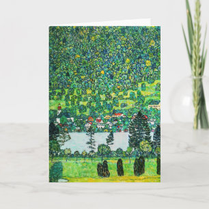 Carte Gustav Klimt - Versant de montagne à Unterach