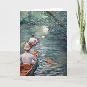 Carte Gustave Caillebotte - Canots sur l'Yerres