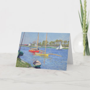 Carte Gustave Caillebotte - La Seine à Argenteuil