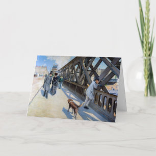 Carte Gustave Caillebotte - Le Pont de l'Europe