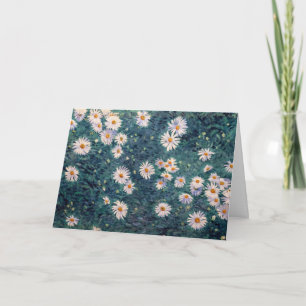 Carte Gustave Caillebotte - Lit de marguerites, détails