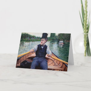 Carte Gustave Caillebotte - Partie de bateau