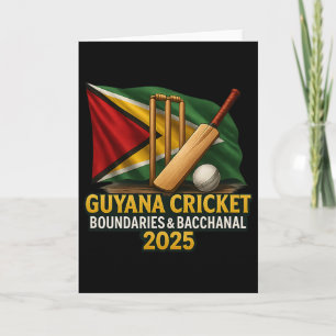 Carte Guyana Cricket des Caraïbes 2025 Limites et chaîne