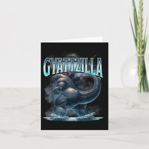 Carte Gyattzilla Meme Zilla Kaiju Rizz Brainrot Skibidi