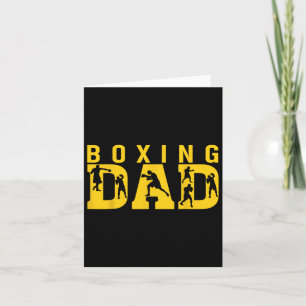 Carte Gym Boxer Love Papa Boxer Lover Boîte d'entraîneme