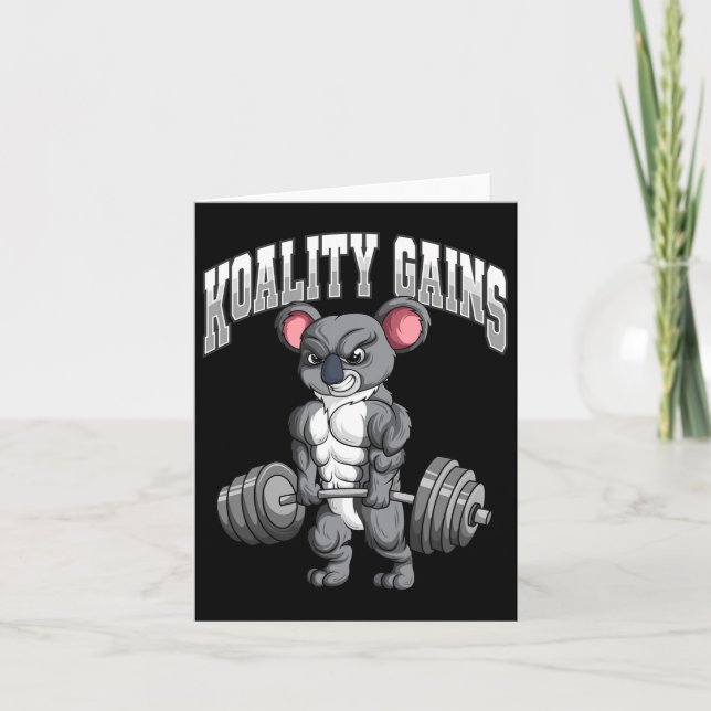 Carte Gym Koala Bodybuilding (Devant)