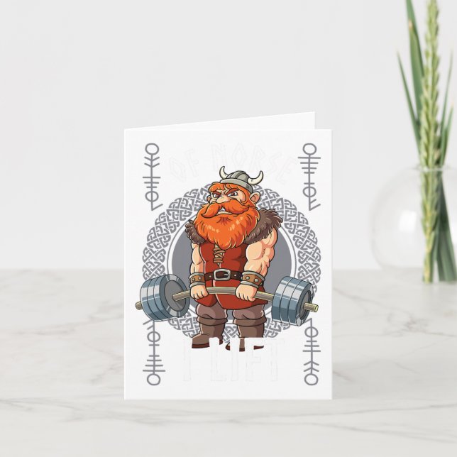 Carte Gymnase Bodybuilding Entraînement Norse I Ascenseu (Devant)