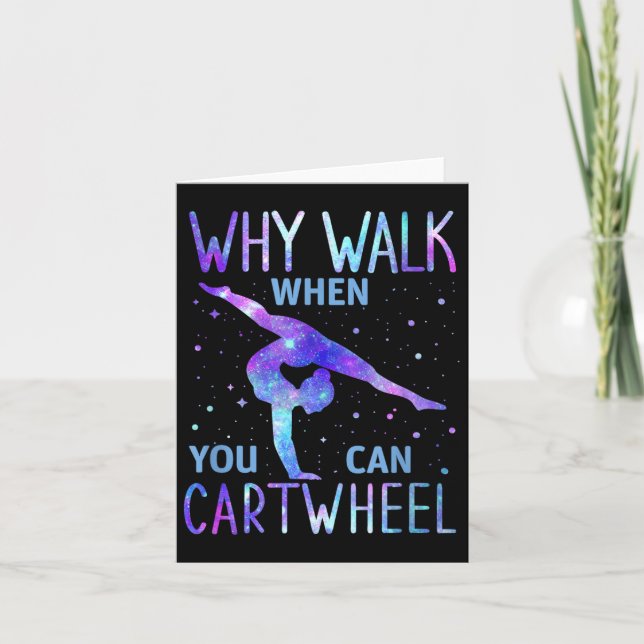 Carte Gymnaste de roue (Devant)