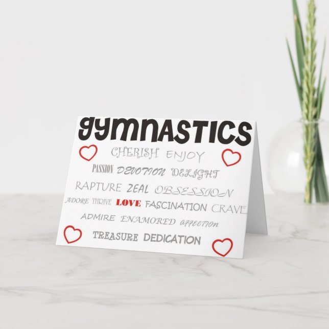 Carte Gymnastique chérienne (Devant)