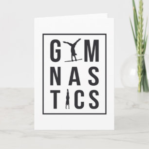 Carte Gymnastique Gymnaste Unven Bars Hopper Acrobat Mat