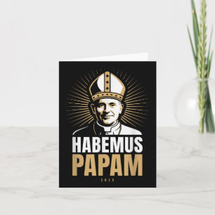 Carte Habemus Papam 2025 Élection du pape Rome Vatican A