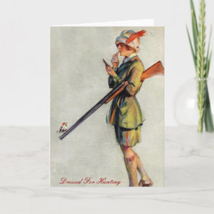 Carte Habillé Pour La Chasse