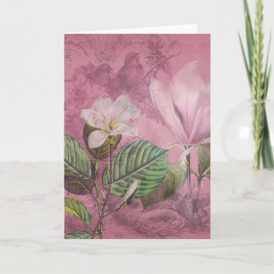 Carte Habillement vintage et cadeaux de chanson de