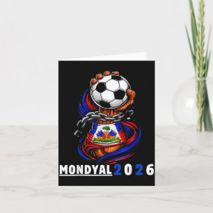 Carte Haïti 2026 Coupe du Monde Football Fan Fierté Foot