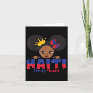 Carte Haïti Jeune Reine Haïtienne Drapeau Tee Pour Enfan