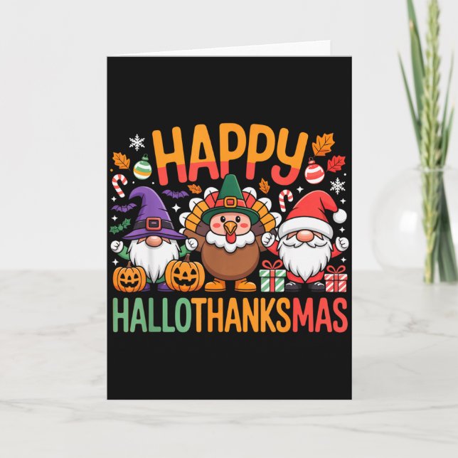 Carte Hallothanksmas Dental Istant Funny Tooth Christmas (Devant)