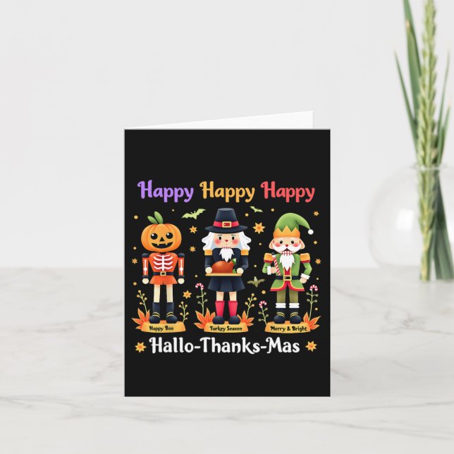 Carte Hallothanksmas Nutcracker Squad Noël (Devant)