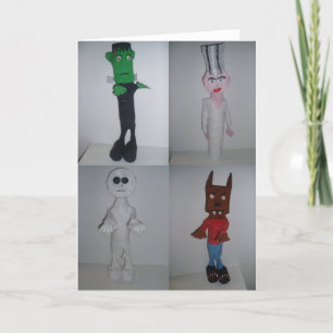 Carte Hallowe’en "Cabinet des morts-vivants"