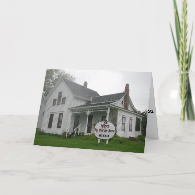Carte Hallowe’en "Villisca Ax Murder House" (Devant)