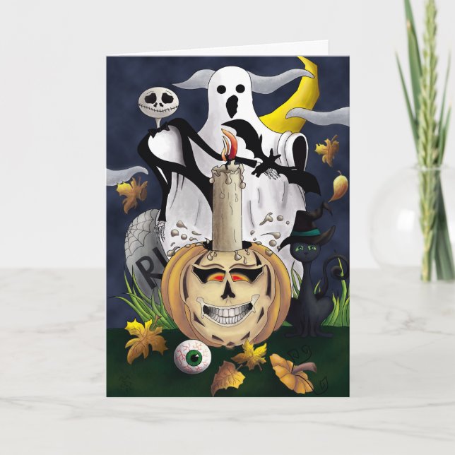 Carte Halloween (Devant)