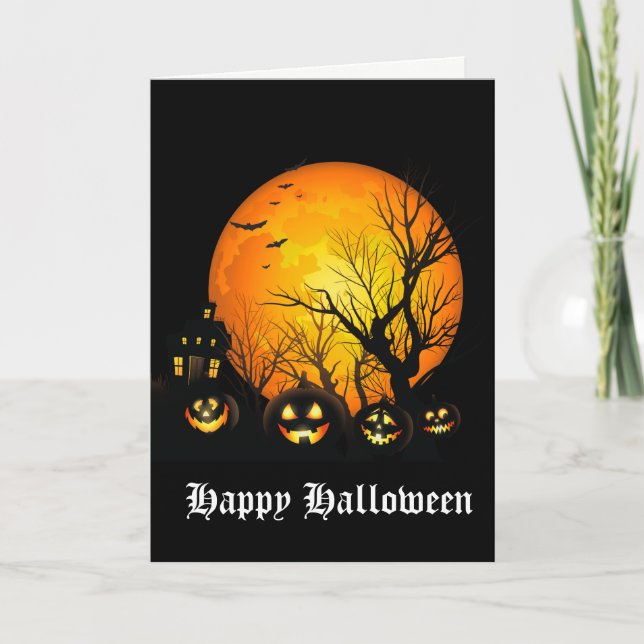 Carte Halloween (Devant)