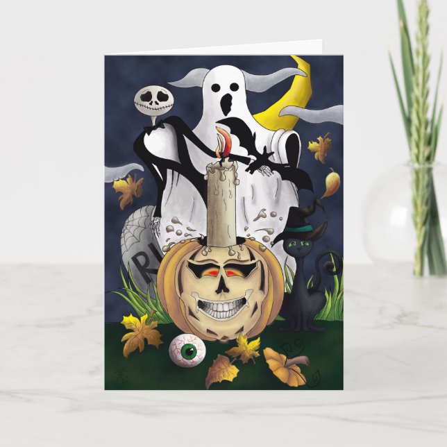 Carte Halloween (Devant)