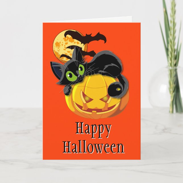 Carte Halloween (Devant)