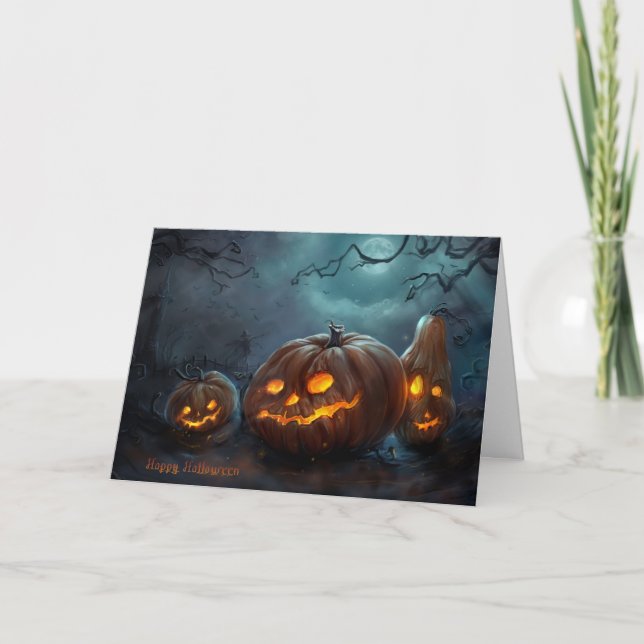 Carte Halloween (Devant)