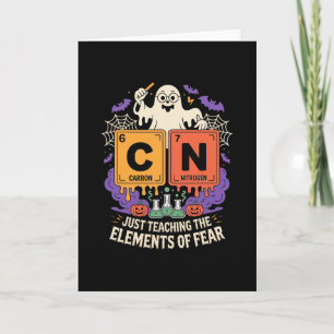 Carte Halloween 67 Mème Science Chimie Professeur Périod