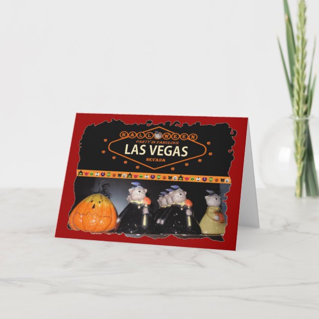 Carte Halloween à Las Vegas (Devant)