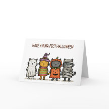 Halloween amusant chats heureux