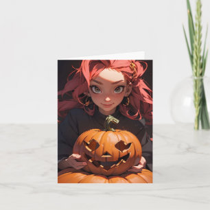 Carte Halloween Anime B