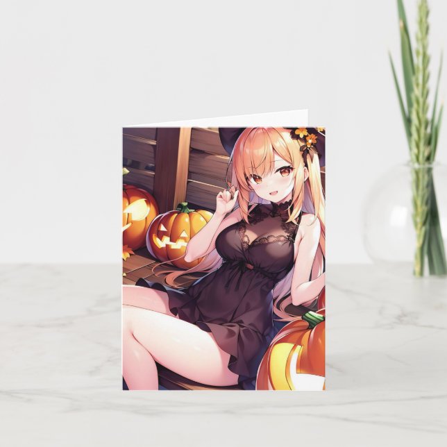 Carte Halloween Anime K (Devant)